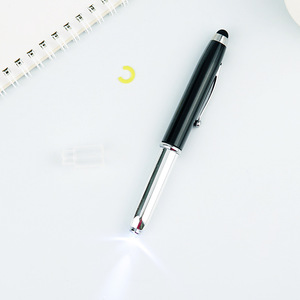 Led Light Writing Touchscreen 3 In 1 <b>Pen</b> Metal Promotional Gift For <b>Tablets</b> With Digital Printing Custom Logo Support - Product Image 5