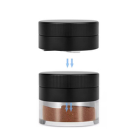 Distributeur d'expresso auto-nivelant par gravité 51/53/58mm en acier inoxydable 304 de qualité alimentaire avec base à quatre lames pour barista
