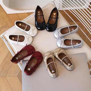 รองเท้าซิงเกิ้<span class=keywords><strong>ล</strong></span>ผูกโบว์, รองเท้าแฟชั่นลำลองใหม่รองเท้าหนังเด็กสไต<span class=keywords><strong>ล</strong></span>์เจ้าหญิงสำหรับเด็กผู้หญิงแบบส<span class=keywords><strong>ล</strong></span>ิปออนฤดูใบไม้ผ<span class=keywords><strong>ล</strong></span>ิ2025 - Product Image 2