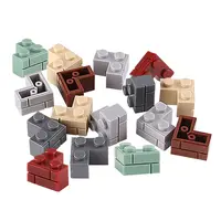 1Kg (Ongeveer 1.2 G/stks) 1 + 2 Hoek Bricks Kasteel Classic Accessoires Huis Onderdelen Moc Bricks Bouw Bouwstenen Speelgoed
