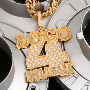 <span class=keywords><strong>Nome</strong></span> personalizzato Blu A Goccia Bolla Lettere Pendenti degli uomini Collane di Zircon Dei Monili di Hip Hop <span class=keywords><strong>Con</strong></span> Oro <span class=keywords><strong>Argento</strong></span> Tennis Catena Per regalo - Product Image 4