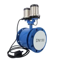 Débitmètre de batterie 3G 4G avec carte GSM GPRS pour eau potable et eaux usées, transmission sans fil à distance, électromagnétique, en acier inoxydable, haute performance pour fluides