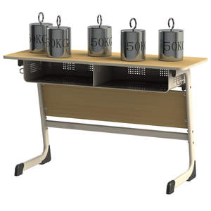 Banc <span class=keywords><strong>d</strong></span>'école en bois, mobilier scolaire, table à double siège, ensemble table et chaise pour la salle de classe pour <span class=keywords><strong>les</strong></span> élèves - Product Image 5