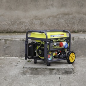 Générateur tri-énergie (GNV/Essence) 10KW 50Hz 230V, Meilleure Vente, Garantie 2 Ans, avec Roues de 8 Pouces et Poignée de Transport - Product Image 2