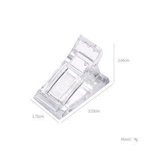 Clip acrílico para <span class=keywords><strong>uñas</strong></span>, <span class=keywords><strong>pinzas</strong></span> de Gel transparente para extensión de <span class=keywords><strong>uñas</strong></span>, UV, para manicura artística - Product Image 6