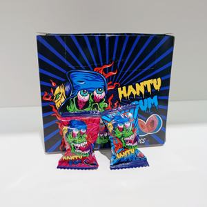 Goma de mascar popular de Halloween con centro relleno de polvo ácido, crujiente, de burbujas, <span class=keywords><strong>dulce</strong></span> y ácida, que cambia de color, para broma - Product Image 4