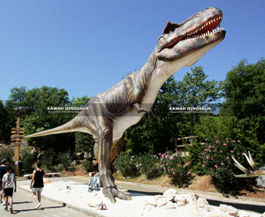 Macchine Dinosaure Jurassic <span class=keywords><strong>Park</strong></span> Attrezzature Modello Gigante di T-Rex a Grandezza Naturale per Parco a Tema <span class=keywords><strong>Dino</strong></span> - Product Image 2