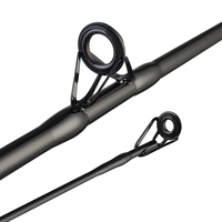 Canne à pêche spinning en fibre de verre 2,1m-2,4m 40-80g et moulinet combo pour la pêche à la carpe et au snapper en lac
