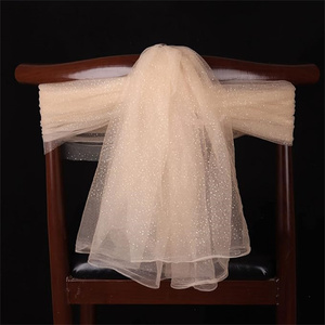 Sáng Bóng Polyester Vải Long Lanh Vải Tuyn Lưới Cho Váy Đảng Bảng Váy Cưới - Product Image 6