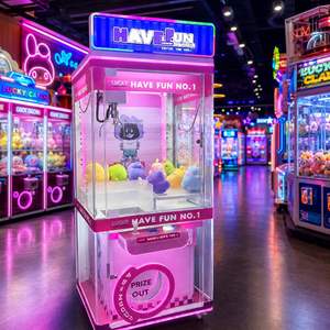 Have Fun Pink <b>Claw</b> <b>Machine</b> Commercial Plush Toy Crane Game <b>Machine</b> for Mall <b>Arcade</b> Center <b>Claw</b> <b>Machine</b> Prices - Product Image 3
