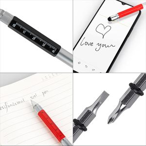 Tùy Chỉnh 6 Trong 1 Multitool Công Cụ Công Nghệ Bút Đa Chức Năng Bút Bi Với Carabiner, Tiện Ích Bất Thường Ban Đầu Hữu Ích Món Quà Vui - Product Image 2