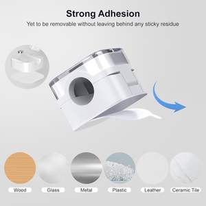 2025 Ajustável Sob Mesa Plástico Magnético Cabo Clipes Organizador Eletrônico para Winder Casa ou Escritório Charge <span class=keywords><strong>Cable</strong></span> Management - Product Image 6