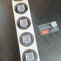 Étiquettes autocollantes rondes personnalisées 50*50mm imperméables, autocollants de logo de marque pour cosmétiques et emballages alimentaires