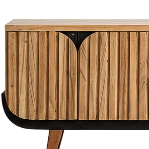 ตู้เก็บทีวีไม้แกะสลักลายพิเศษ ผลิตด้วยไม้เนื้อแข็ง สำหรับห้องนั่งเล่นที่หรูหรา - Product Image 4