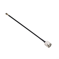 Câble coaxial RF de haute qualité, assemblage de câble pigtail noir de 10 cm, de GEN1 à TNC RG178, personnalisé OEM, vente en gros