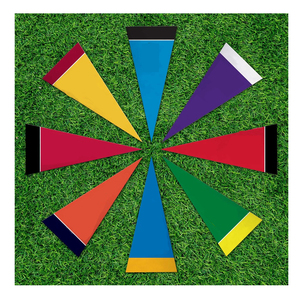 Toàn Bộ Bán Chất Lượng Cao Cảm Thấy Tùy Chỉnh Thiết Kế Thăng Hoa In Ấn Thể Thao Cờ Biểu Ngữ Mini Câu Lạc Bộ Trường Cờ Trang Trí Cắm Trại - Product Image 4