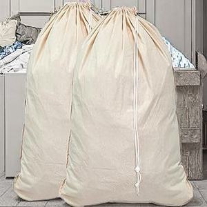 Sacs de lavage de chaussures portables en coton maillé réutilisables 2 pièces avec fermeture éclair autobloquante et nettoyage en profondeur à 360° pour tous types de chaussures - Product Image 1