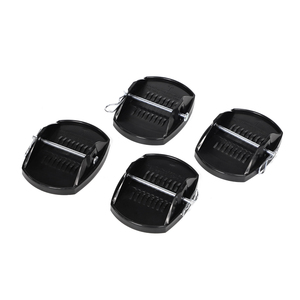 Coussinets de <span class=keywords><strong>pied</strong></span> de cric de <span class=keywords><strong>caravane</strong></span> pour pieds de coin de remorque de camping-car avec goupille en <span class=keywords><strong>métal</strong></span> - Product Image 1
