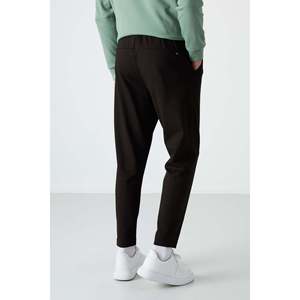 Pantalon de jogging Tommylife pour homme, coupe confortable, taille élastique, décontracté, respirant, noir - Product Image 2