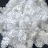 Fibre de polyester 100 % recyclée HCS creuse conjuguée siliconée 15D 64 mm de qualité supérieure pour garnissage textile domestique