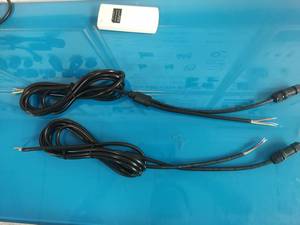 Y tipo rame nucleo cavo 1 in 2 con PG9-3pin IP67 10A 300V-500V PVC nero 3m lungo 3x1 mm2 per esterno & LED di potenza - Product Image 3