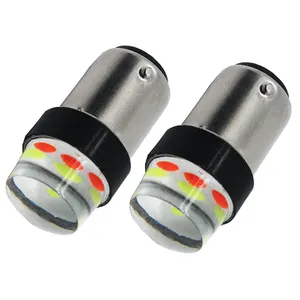 คุณภาพดี1157-COB-9SMD แรงดันไฟฟ้า DC 12โวลต์พลังงาน3วัตต์ลูเมน120 Lm รถนำสัญญาณไฟเลี้ยวพลังงานสูง