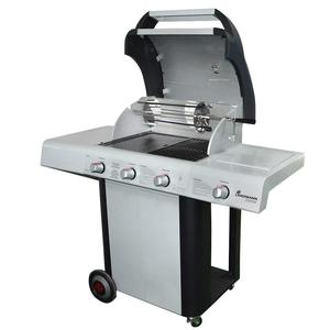 Sistema giratorio <span class=keywords><strong>de</strong></span> acero inoxidable para brochetas, utensilio <span class=keywords><strong>de</strong></span> Metal para parrilla - Product Image 3