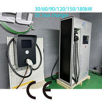 Station de charge rapide SCU EV Terminal de paiement Postes de charge de véhicules électriques Pile de charge rapide 30-480kW DC avec équilibre de charge