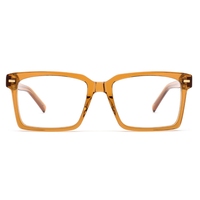 Vente en gros de lunettes de vue en acétate flexible de style aviateur, design ovale rétro, écologiques, légères, unisexes