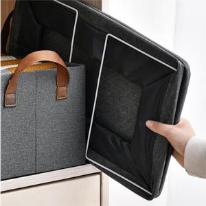Caja de Almacenamiento para Armario, Caja de Almacenamiento de Ropa y Pantalones, Caja de Almacenamiento Plegable de Tela con Marco de Acero - Product Image 4
