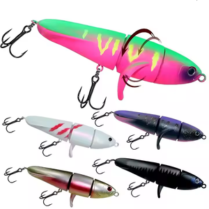 <span class=keywords><strong>Leurre</strong></span> <span class=keywords><strong>de</strong></span> pêche flottant japonais à trois sections, 11,5 cm, 23 g, <span class=keywords><strong>pour</strong></span> lancer à longue distance, <span class=keywords><strong>pour</strong></span> la pêche au bar noir - Product Image 1