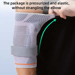 Coudières de compression professionnelles en polyester tricoté avec bande élastique pour réduire la pression - Product Image 3