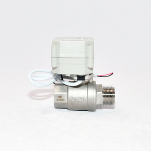 Electric Ball Valve 3/4 In Stainless Steel Water Air Normal Temp Three <b>Wire</b> Two <b>Control</b> For Ac Floor Heating - Product Image 4