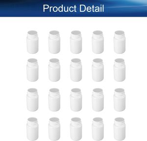 ขวดพลาสติก HDPE สีขาว ขนาด 250 ซีซี ปากกว้าง ทรงกลม เกรดสำหรับยา คอขวด 44-400 พร้อมฝาเกลียว - Product Image 4
