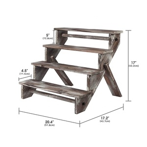 <span class=keywords><strong>Étagère</strong></span> d'<span class=keywords><strong>escalier</strong></span> en bois présentoir en bois d'Ustic - Product Image 2