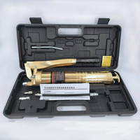 Pistola de Grasa Manual de Aleación de Aluminio de Doble Varilla de 600cc, de Alta Calidad, Económica, Industrial, KHC, para Bricolaje, ODM, OEM, Duradera y que Ahorra Trabajo