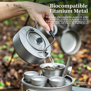 Marmite de camping en aluminium avec couvercle et poignée pour la cuisson en extérieur, 1 pièce, utilisable en toutes saisons - Product Image 4