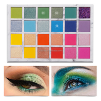 L663 Palette d'ombres à paupières Vegan Caméléon Métallique Chaud Marque privée Fard à paupières Vente en gros Pas cher