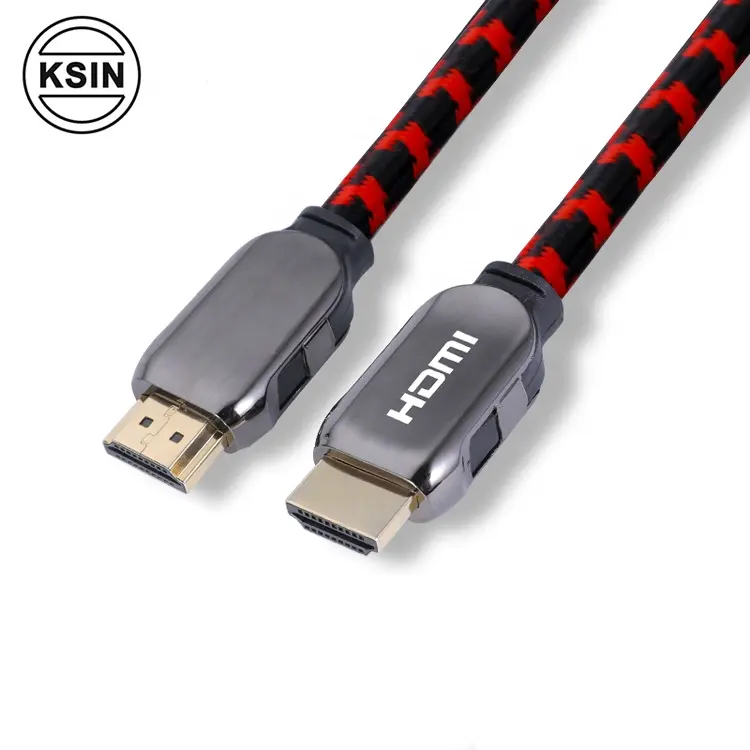 Высокоскоростной кабель HDMI типа A поддержка 4K 18 Гбит/с HDMI кабель с хлопком сетка плетеная