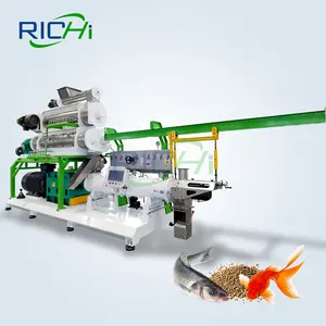 RICHI Avançado Completo Turnkey Flutuação Moinho de Ração para Peixes Fabricantes de Fábrica