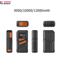 Démarreur de Voiture Portable 8000mAh/12000mAh 12V/24V avec Batterie Externe, Courant de Pointe 1800A, Lumière LED, Pompe à Air, Résistant au Feu