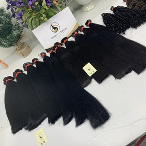 100% Extension de cheveux humains vierges Remy à cuticules alignées kératine pré-collée I-Top avec ondulations et boucles naturelles - Product Image 3