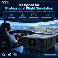 Projecteur immersif professionnel 10000 ANSI Lumens, projecteur laser avec fusion des images pour une simulation grand écran