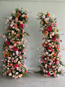 Set di Piante Artificiali Floreali Facili da Montare e Ripiegare per la Conservazione Fiori con Supporto per Decorazioni di Matrimoni ed Eventi - Product Image 2