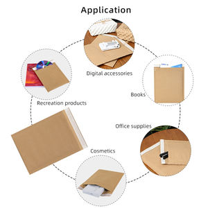 2025 haute qualité léger ondulé papier Mailer sac Kraft bulle matériel - Product Image 2