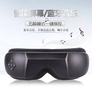 Masseur oculaire Hashi avec musique Bluetooth et chaleur pour soulager les cernes, rechargeable par USB - Product Image 4