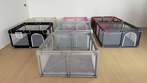 Vente directe usine : Parc de jeu intérieur pour bébés et enfants, barrières de sécurité pour ramper et marcher, respectueux de l'environnement, personnalisable - Product Image 3