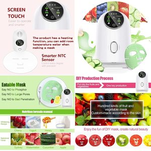 Equipo de Belleza Facial Efervescente Inteligente para Dropshipping, Kit de Mascarillas Faciales DIY, Máquina Automática para Hacer Mascarillas de Frutas - Product Image 2