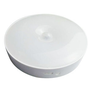 Luz LED de noche con carga USB y <span class=keywords><strong>Sensor</strong></span> de movimiento PIR, luz LED redonda para armario, lámpara de pared con ahorro de energía, iluminación para habitación de niños - Product Image 3