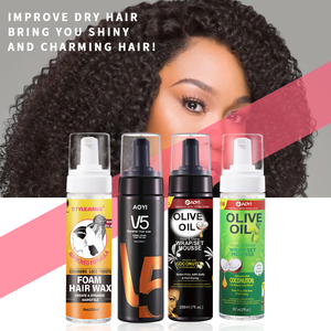 OEM personnalisé huile d'olive et de noix de coco sans ammoniaque <span class=keywords><strong>meilleure</strong></span> <span class=keywords><strong>mousse</strong></span> <span class=keywords><strong>pour</strong></span> <span class=keywords><strong>cheveux</strong></span> forme et maintien des boucles <span class=keywords><strong>mousse</strong></span> <span class=keywords><strong>pour</strong></span> <span class=keywords><strong>cheveux</strong></span> <span class=keywords><strong>pour</strong></span> marque privée - Product Image 4